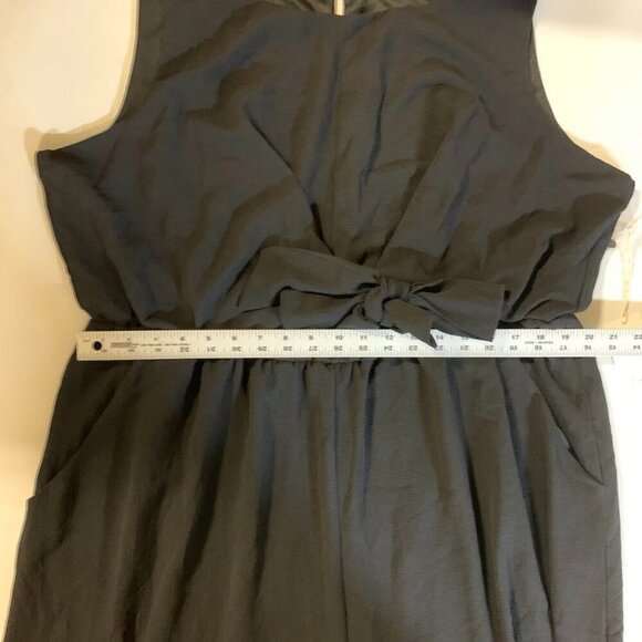 Winslow Collection Women's Sleeveless Front Tie Wide Leg Jumpsuit Size 3X NWOT - Picture 12 of 15